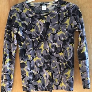 Jcrew Printed Cardigan